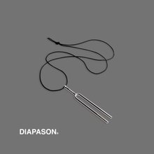 Load image into Gallery viewer, DIAPASON.™ - conscious jewelry // Silver. Necklace small - written.by 