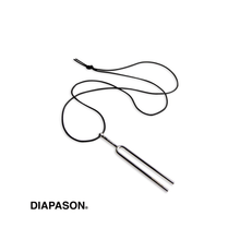 Load image into Gallery viewer, DIAPASON.™ - conscious jewelry // Silver. Necklace small - written.by 